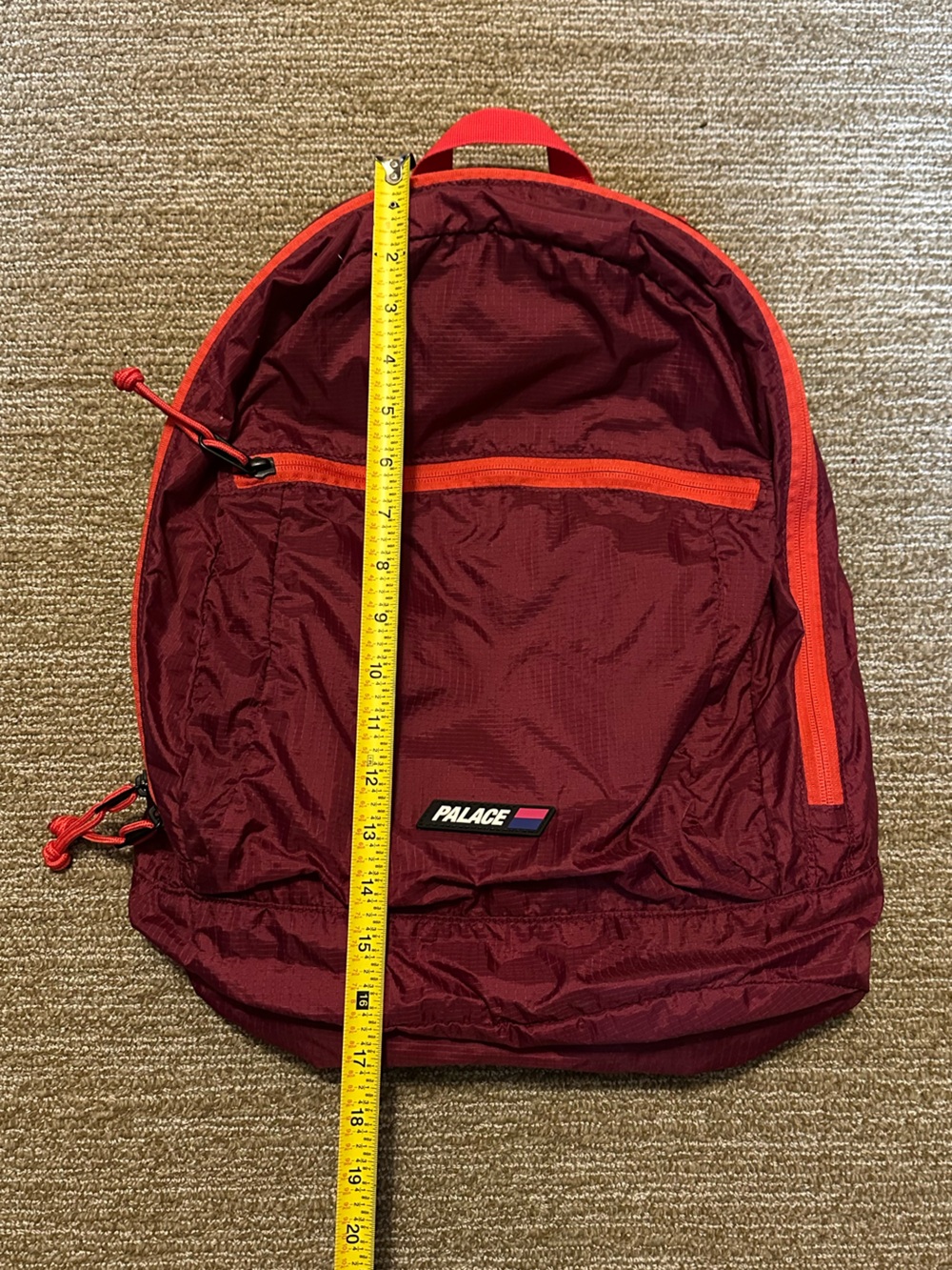 PALACE Pack Sack “Beet Red”